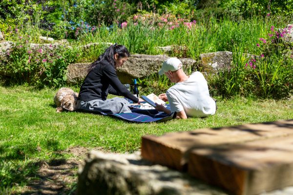 Exterior view of Trewena Cottages, cosy Falmouth holiday cottages hosted by Airbnb Superhosts.